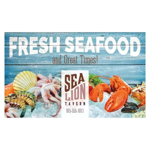 Good Value™ 20 Mil Jumbo 4-Color Process Business Card Ma...