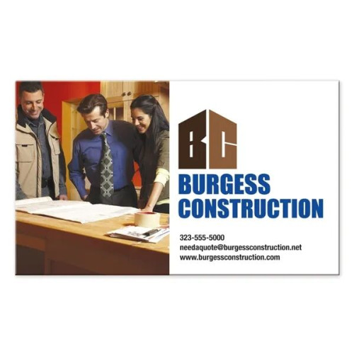 Good Value™ 20 Mil Jumbo 4-Color Process Business Card Ma...