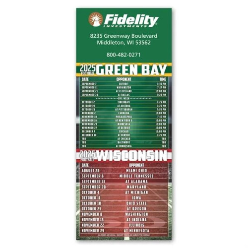 Football Schedule Magnet
