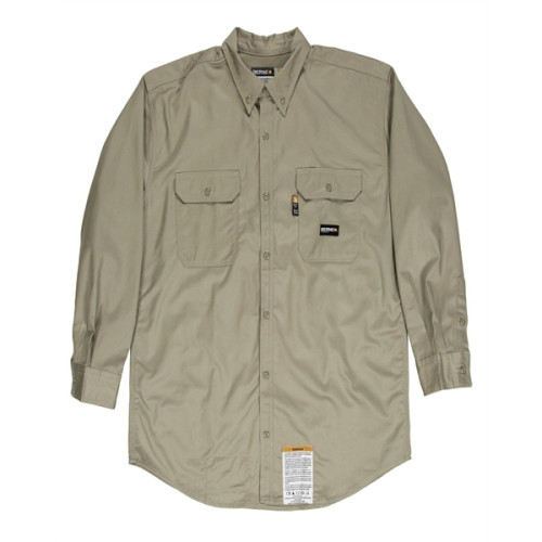 Men's Tall Flame-Resistant Button Down Work Shirt