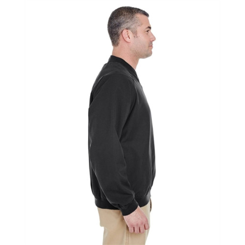 Adult Long-Sleeve Microfiber Crossover V-Neck Wind Shirt