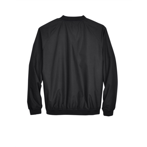 Adult Long-Sleeve Microfiber Crossover V-Neck Wind Shirt