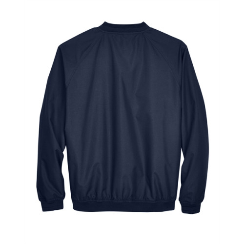 Adult Long-Sleeve Microfiber Crossover V-Neck Wind Shirt