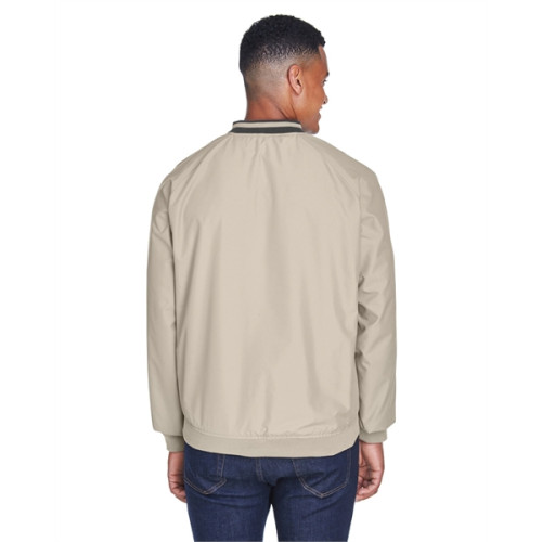 Adult Long-Sleeve Microfiber Crossover V-Neck Wind Shirt