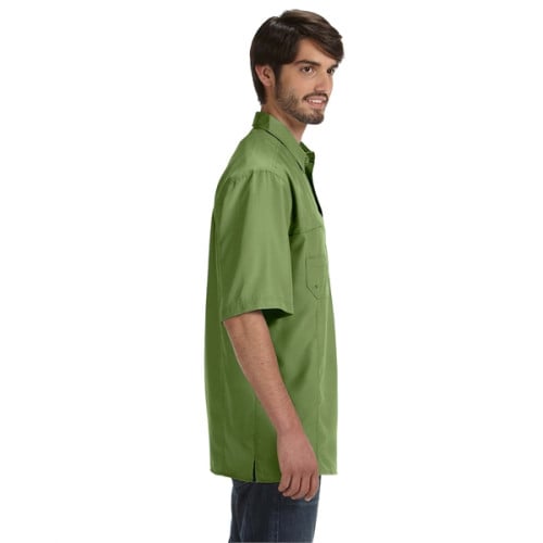 Dupont Men's 100% Polyester Short-Sleeve Fishing Shirt
