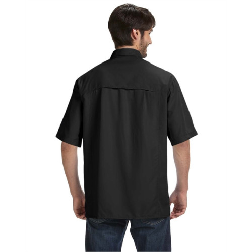 Dupont Men's 100% Polyester Short-Sleeve Fishing Shirt