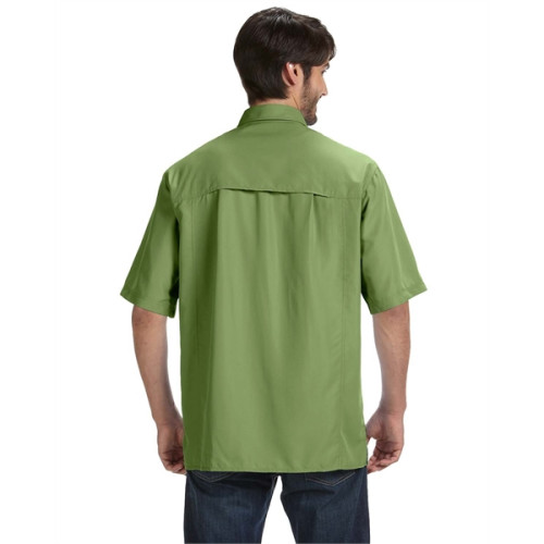 Dupont Men's 100% Polyester Short-Sleeve Fishing Shirt