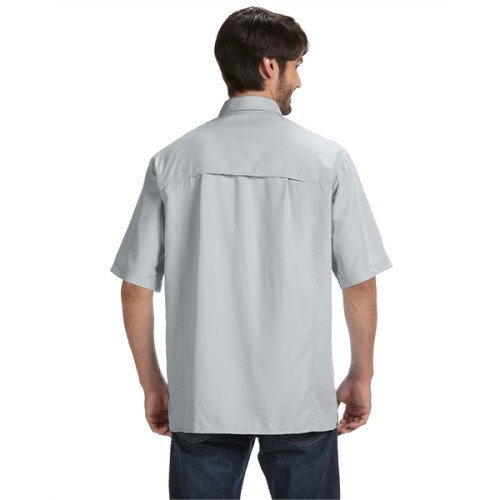 Dupont Men's 100% Polyester Short-Sleeve Fishing Shirt