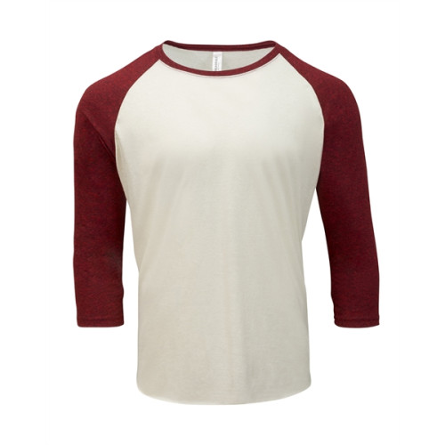 Unisex Triblend 3/4-Sleeve Raglan