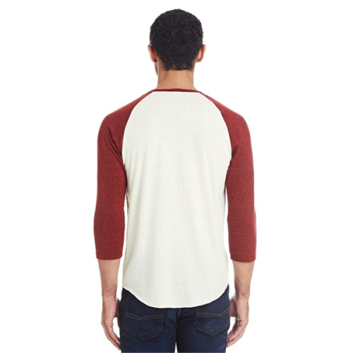 Unisex Triblend 3/4-Sleeve Raglan