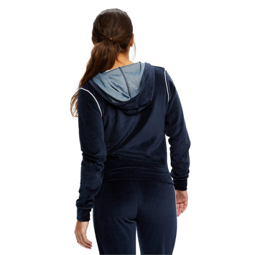 Ladies' Velour Full-Zip Hoodie