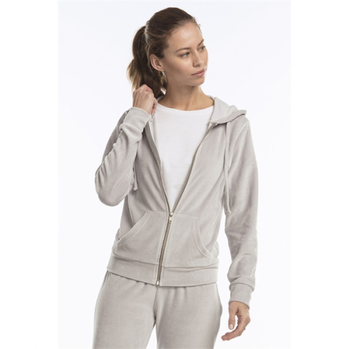 Ladies' Velour Full-Zip Hoodie