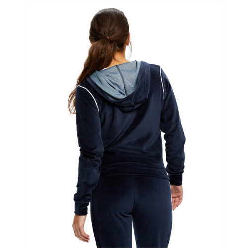 Ladies' Velour Full-Zip Hoodie