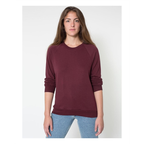 American Apparel Unisex California Fleece Raglan