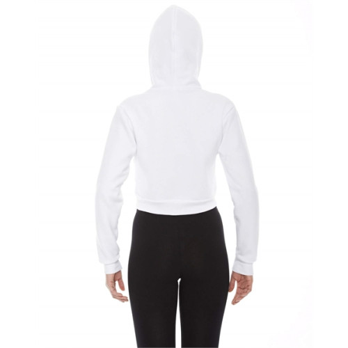 American Apparel Ladies' Cropped Flex Fleece Zip Hoodie