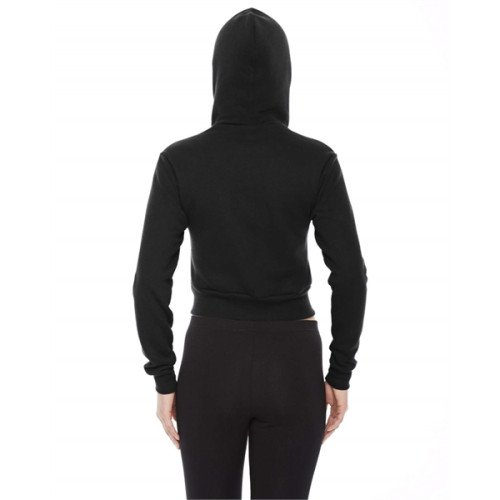 American Apparel Ladies' Cropped Flex Fleece Zip Hoodie