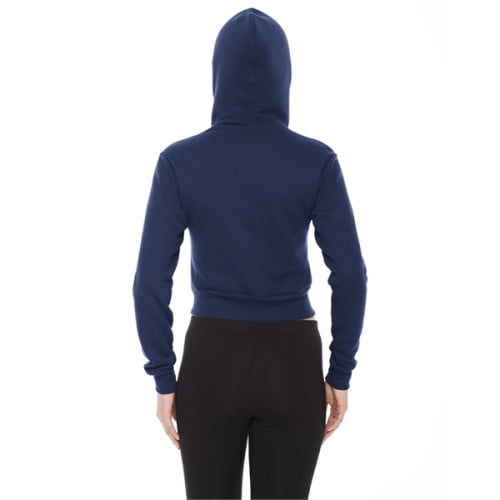 American Apparel Ladies' Cropped Flex Fleece Zip Hoodie
