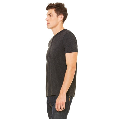 Bella+Canvas Men's Triblend Short-Sleeve Henley