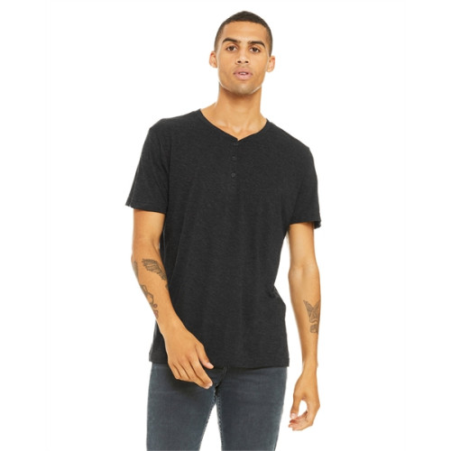 Bella+Canvas Men's Triblend Short-Sleeve Henley