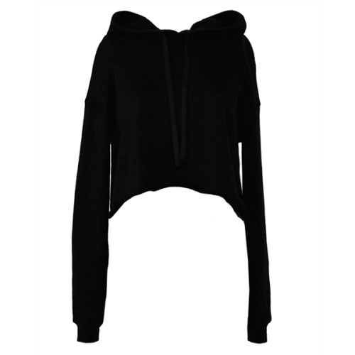 Ladies' Cropped Fleece Hoodie