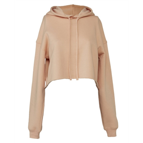 Ladies' Cropped Fleece Hoodie