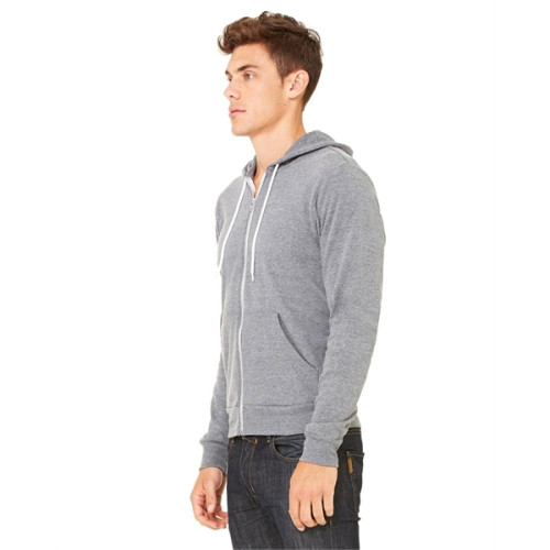 Unisex Sponge Fleece Full-Zip Hooded Sweatshirt