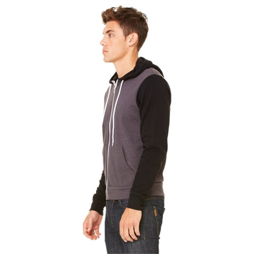 Unisex Sponge Fleece Full-Zip Hooded Sweatshirt
