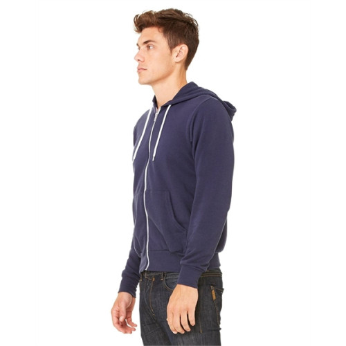 Unisex Sponge Fleece Full-Zip Hooded Sweatshirt