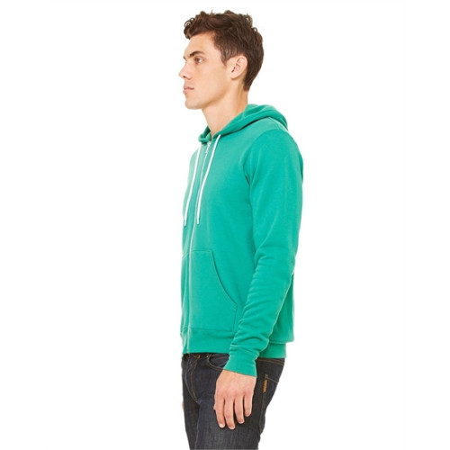 Unisex Sponge Fleece Full-Zip Hooded Sweatshirt
