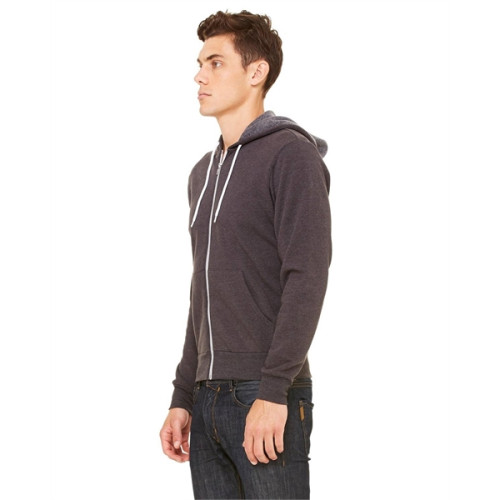 Unisex Sponge Fleece Full-Zip Hooded Sweatshirt