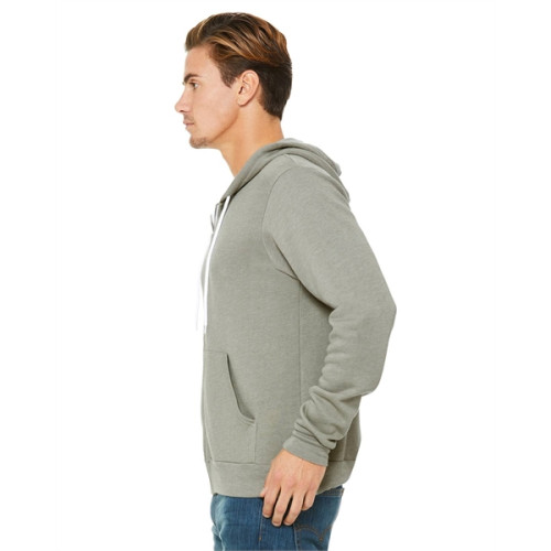 Unisex Sponge Fleece Full-Zip Hooded Sweatshirt