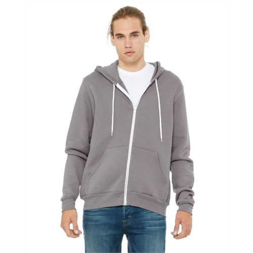 Unisex Sponge Fleece Full-Zip Hooded Sweatshirt