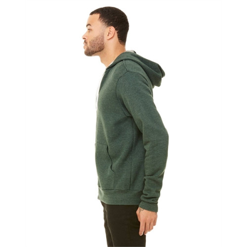 Unisex Sponge Fleece Full-Zip Hooded Sweatshirt