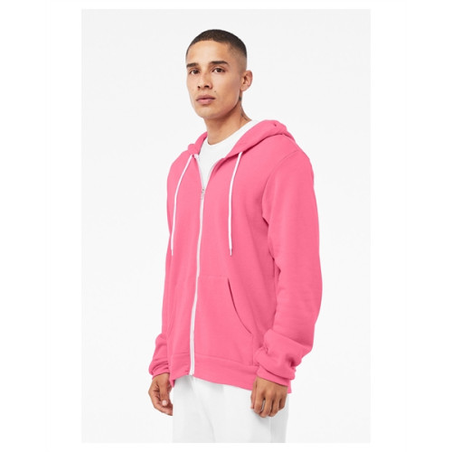 Unisex Sponge Fleece Full-Zip Hooded Sweatshirt