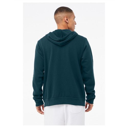 Unisex Sponge Fleece Full-Zip Hooded Sweatshirt