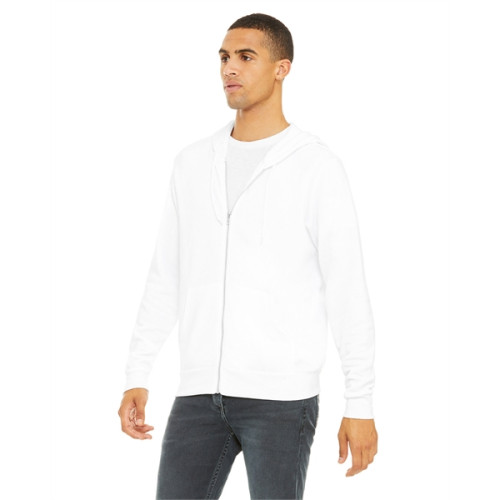 Unisex Sponge Fleece Full-Zip Hooded Sweatshirt