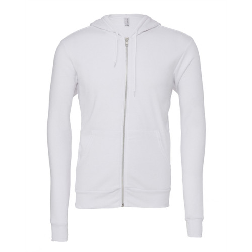 Unisex Sponge Fleece Full-Zip Hooded Sweatshirt