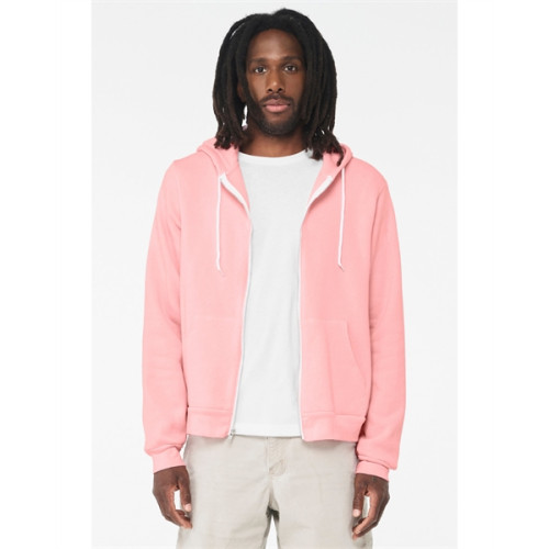 Unisex Sponge Fleece Full-Zip Hooded Sweatshirt