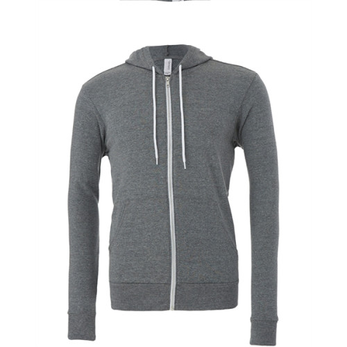 Unisex Sponge Fleece Full-Zip Hooded Sweatshirt