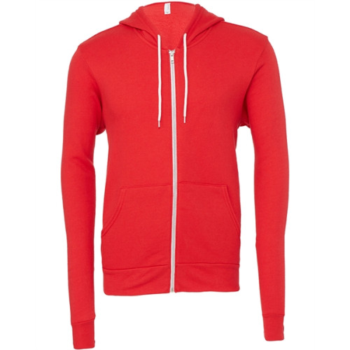 Unisex Sponge Fleece Full-Zip Hooded Sweatshirt
