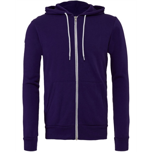 Unisex Sponge Fleece Full-Zip Hooded Sweatshirt
