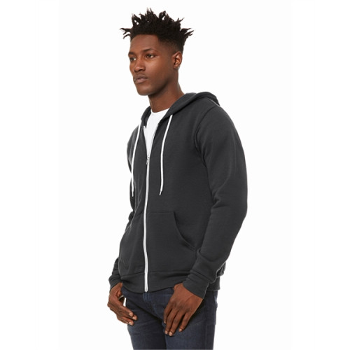 Unisex Sponge Fleece Full-Zip Hooded Sweatshirt