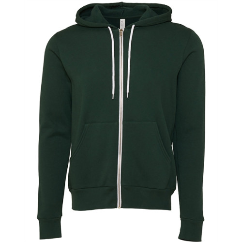 Unisex Sponge Fleece Full-Zip Hooded Sweatshirt