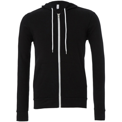 Unisex Sponge Fleece Full-Zip Hooded Sweatshirt