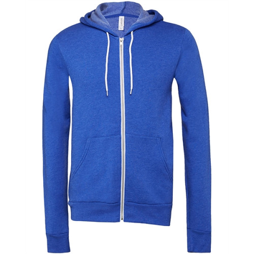 Unisex Sponge Fleece Full-Zip Hooded Sweatshirt