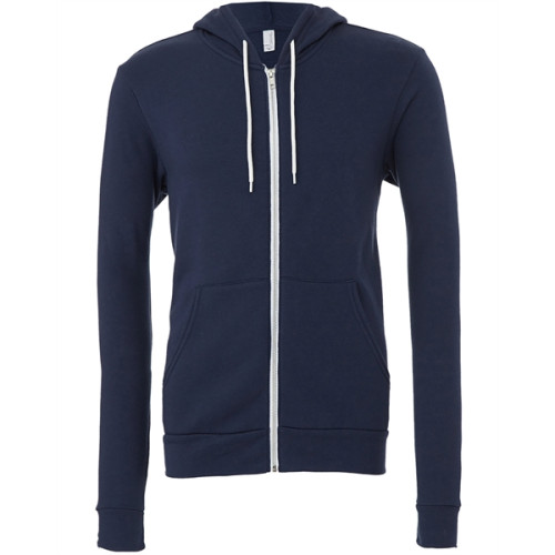 Unisex Sponge Fleece Full-Zip Hooded Sweatshirt
