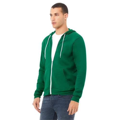 Unisex Sponge Fleece Full-Zip Hooded Sweatshirt