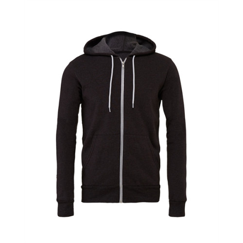Unisex Sponge Fleece Full-Zip Hooded Sweatshirt