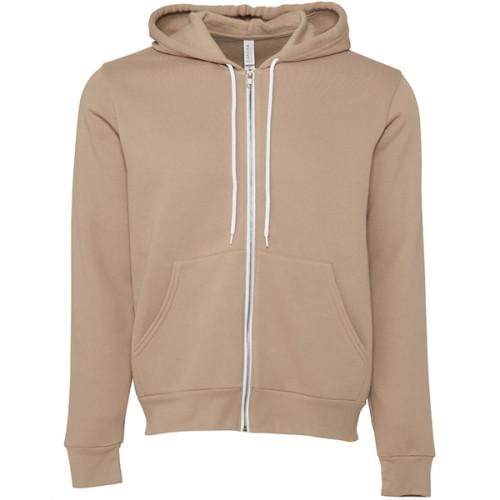 Unisex Sponge Fleece Full-Zip Hooded Sweatshirt