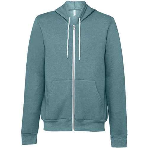 Unisex Sponge Fleece Full-Zip Hooded Sweatshirt